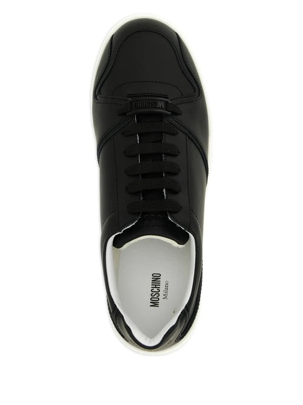 Moschino logo-plaque sneakers Black