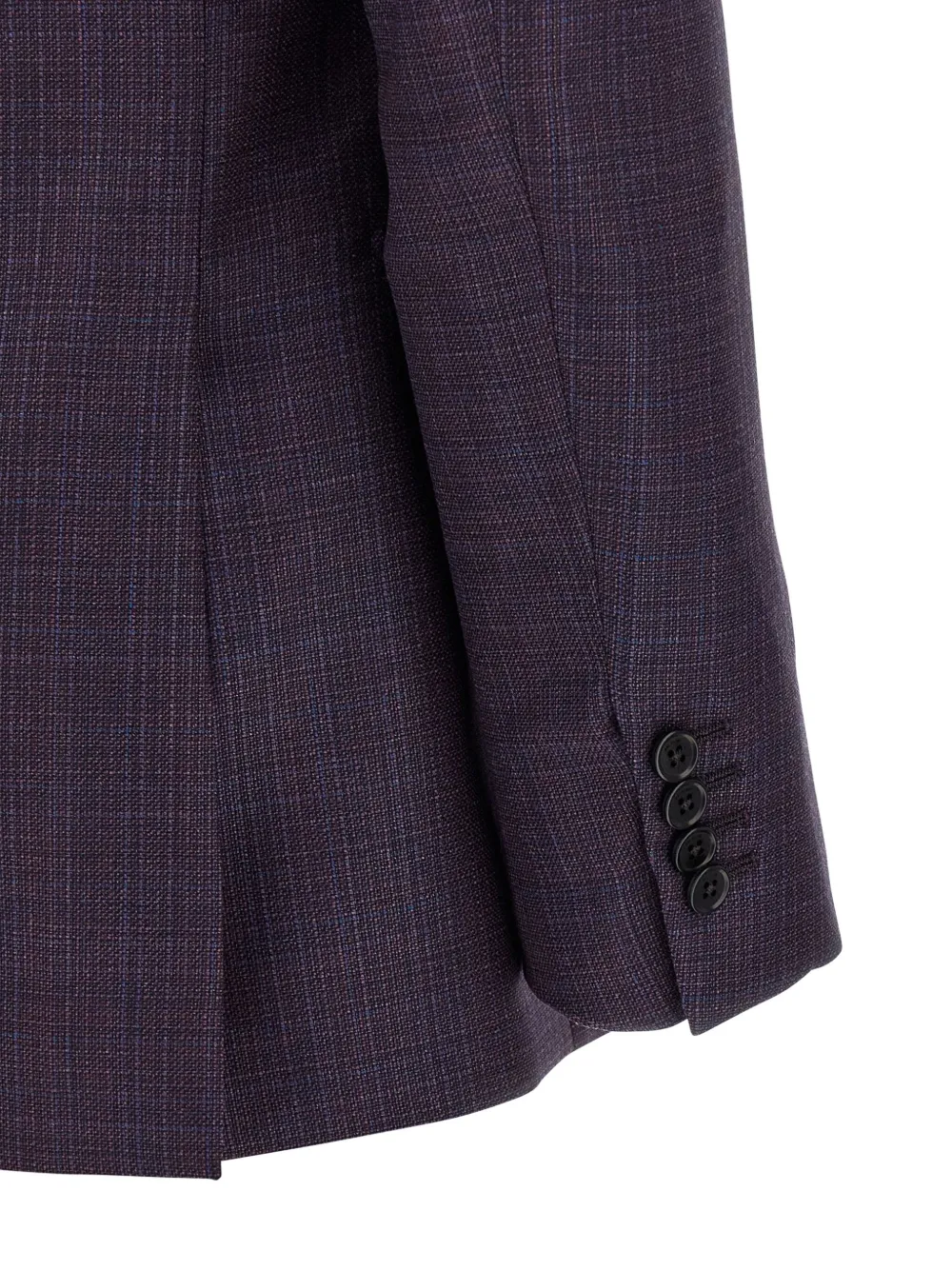 Pal Zileri Tailored Blazer With Notch Lapel And Pockets In Purple