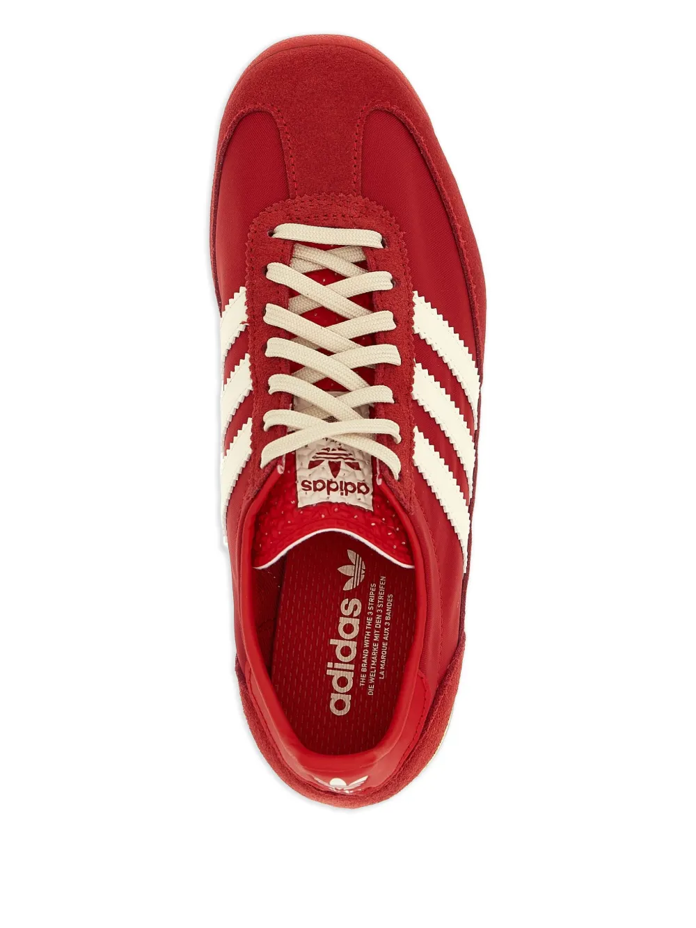 adidas SL72 three-stripe sneakers Red