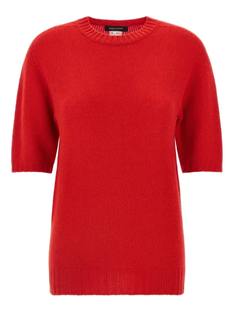 Fabiana Filippi crew-neck short-sleeve cashmere sweater