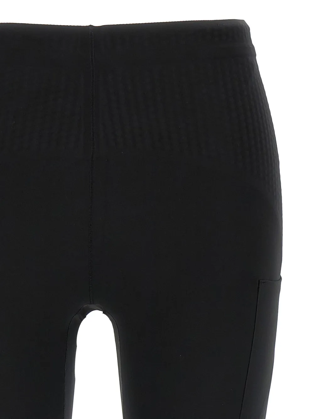 Y-3 Legging met logodetail Zwart