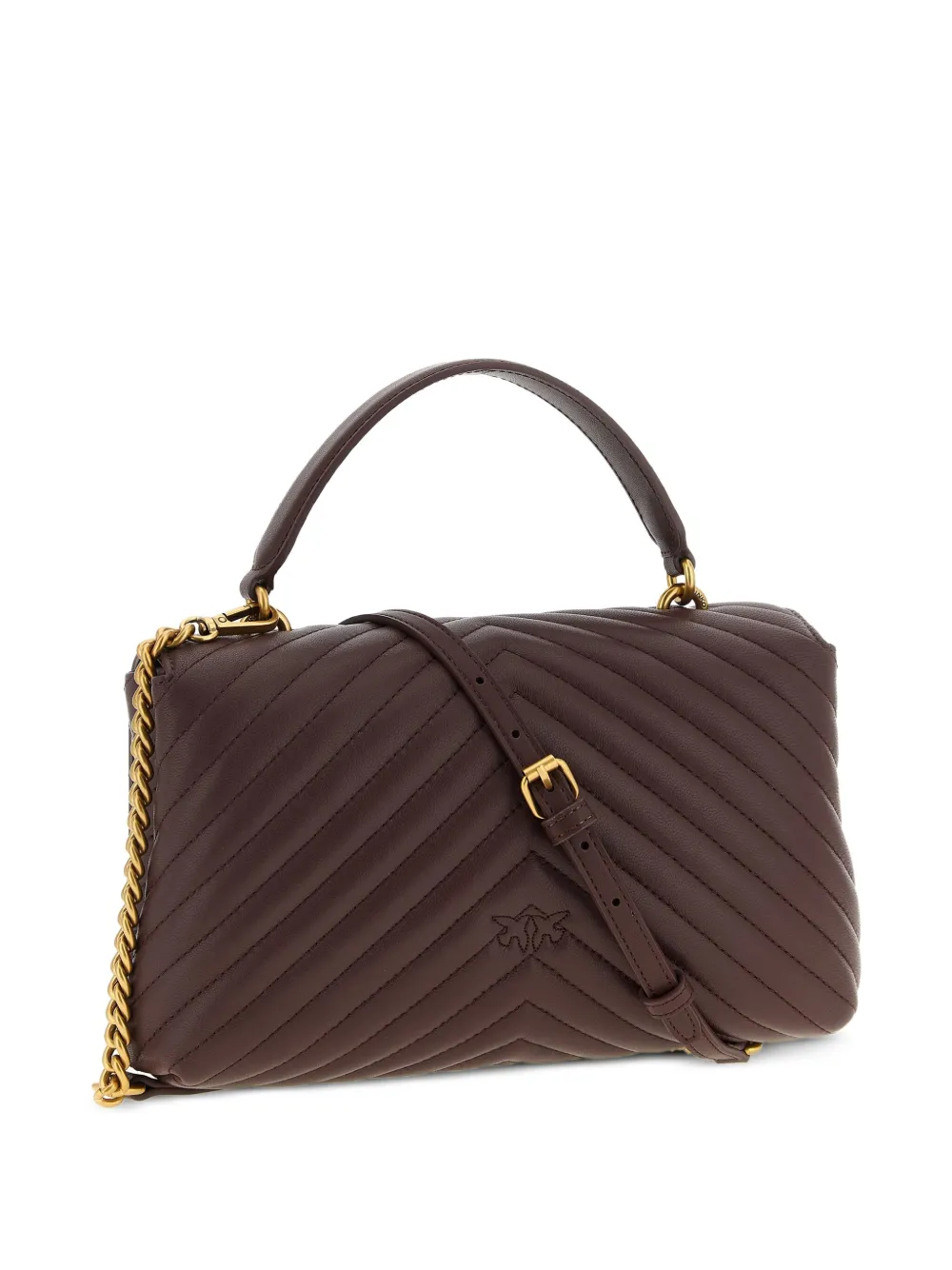 PINKO small Love Lady Puff chevron-quilted leather tote bag | Image 2