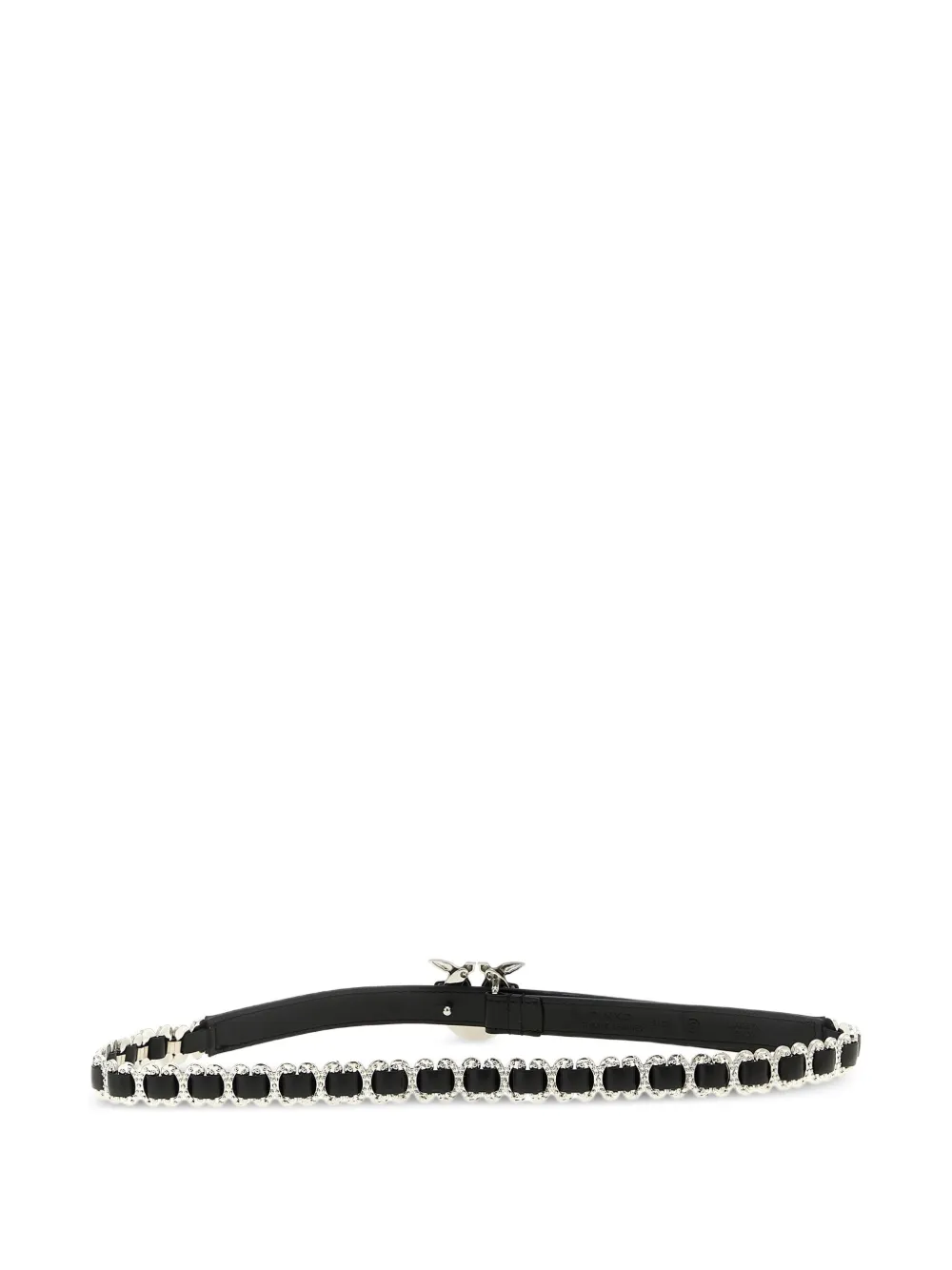 PINKO Love  Birds rhinestone-embellished leather belt | Image 2