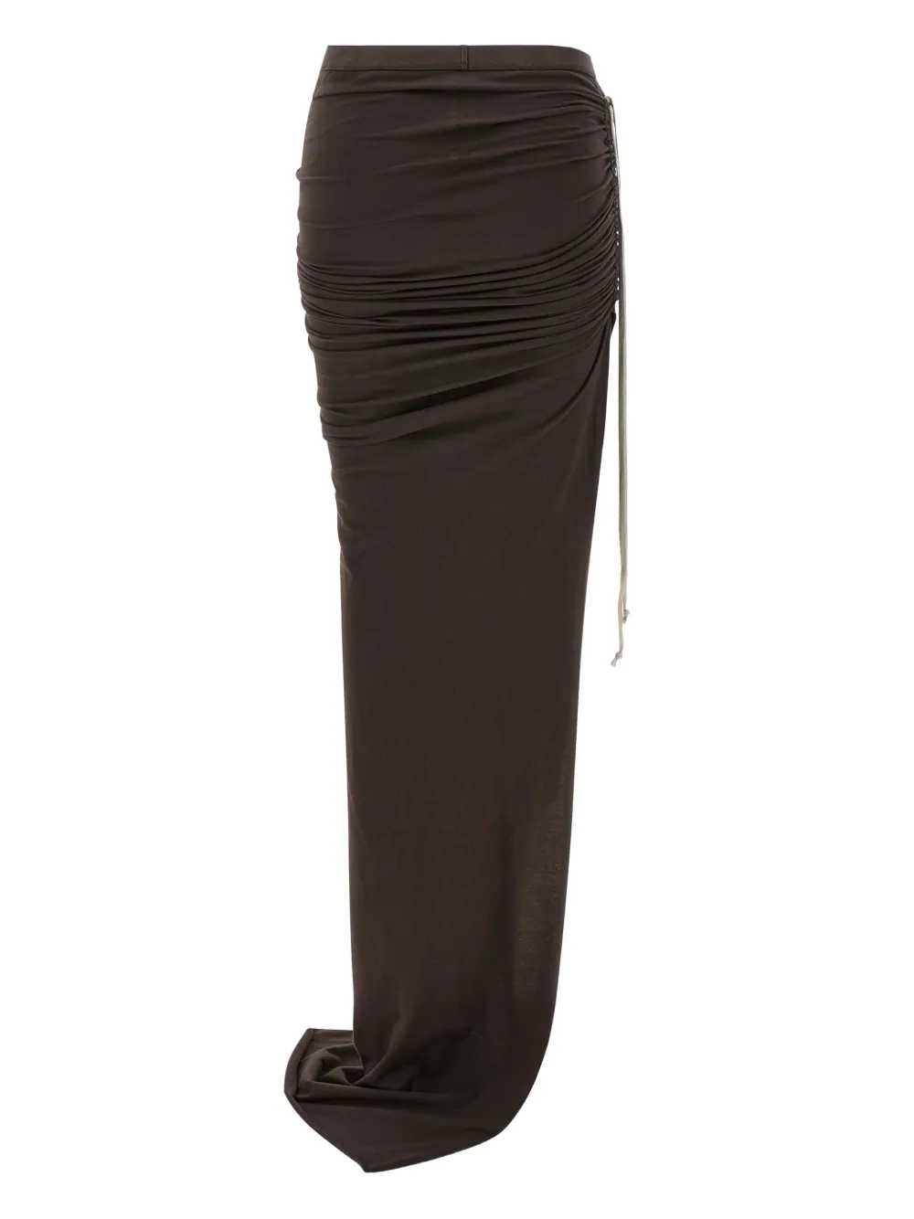 Rick Owens DRKSHDW Edfu side-split maxi skirt - Bruin