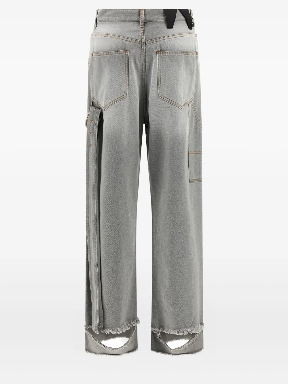 DARKPARK Lisa belt-adorned jeans - Grijs