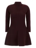 Magda Butrym turtleneck flared day dress