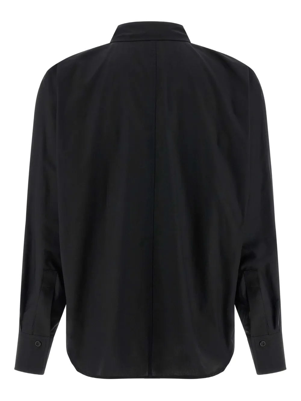 Nude bat-sleeve pocket shirt - Zwart