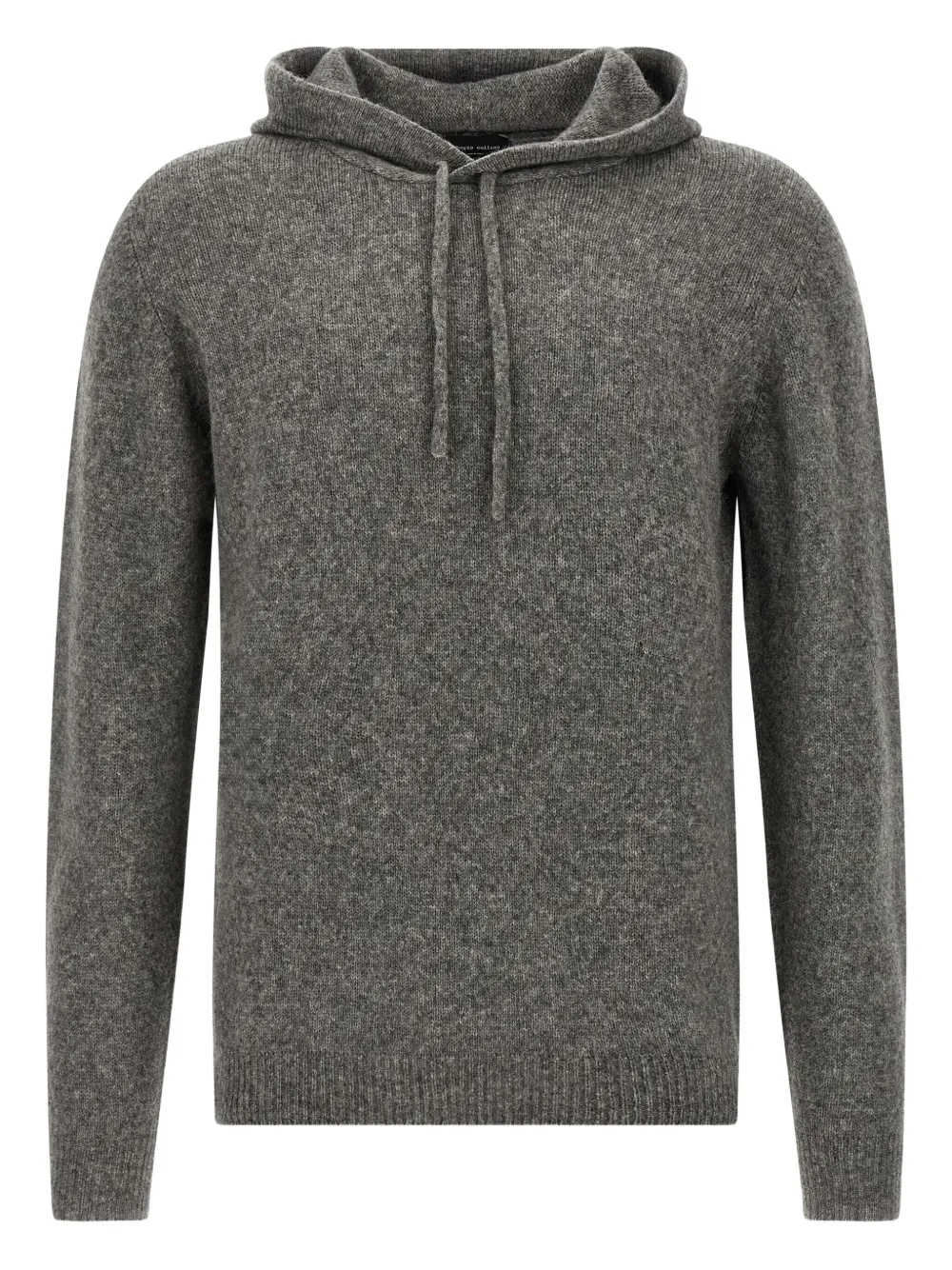 Roberto Collina knitted hoodie | Grey | Image 1