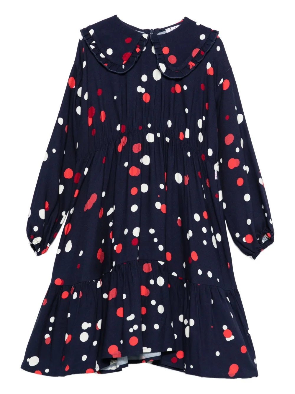 Il Gufo polka-dot dress - ブルー Il Gufo polka-dot dress - ブルー