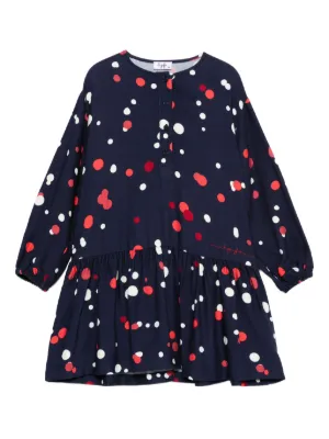 Monnalisa ピーターパンカラー ワンピース | ブルー | FARFETCH JP