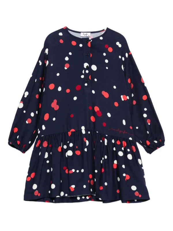 Il Gufo ポルカドット ワンピース | ブルー | FARFETCH JP