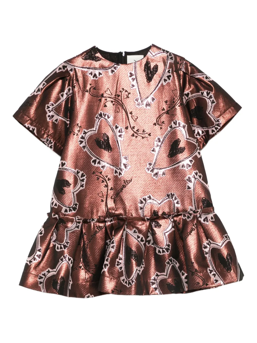 Simonetta heart-motif blouse | Image 1