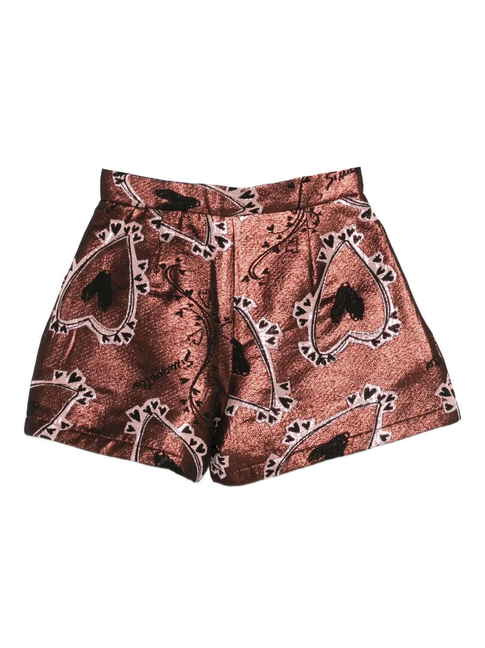 Simonetta heart-print shorts | Girls Casual Shorts | Image 2