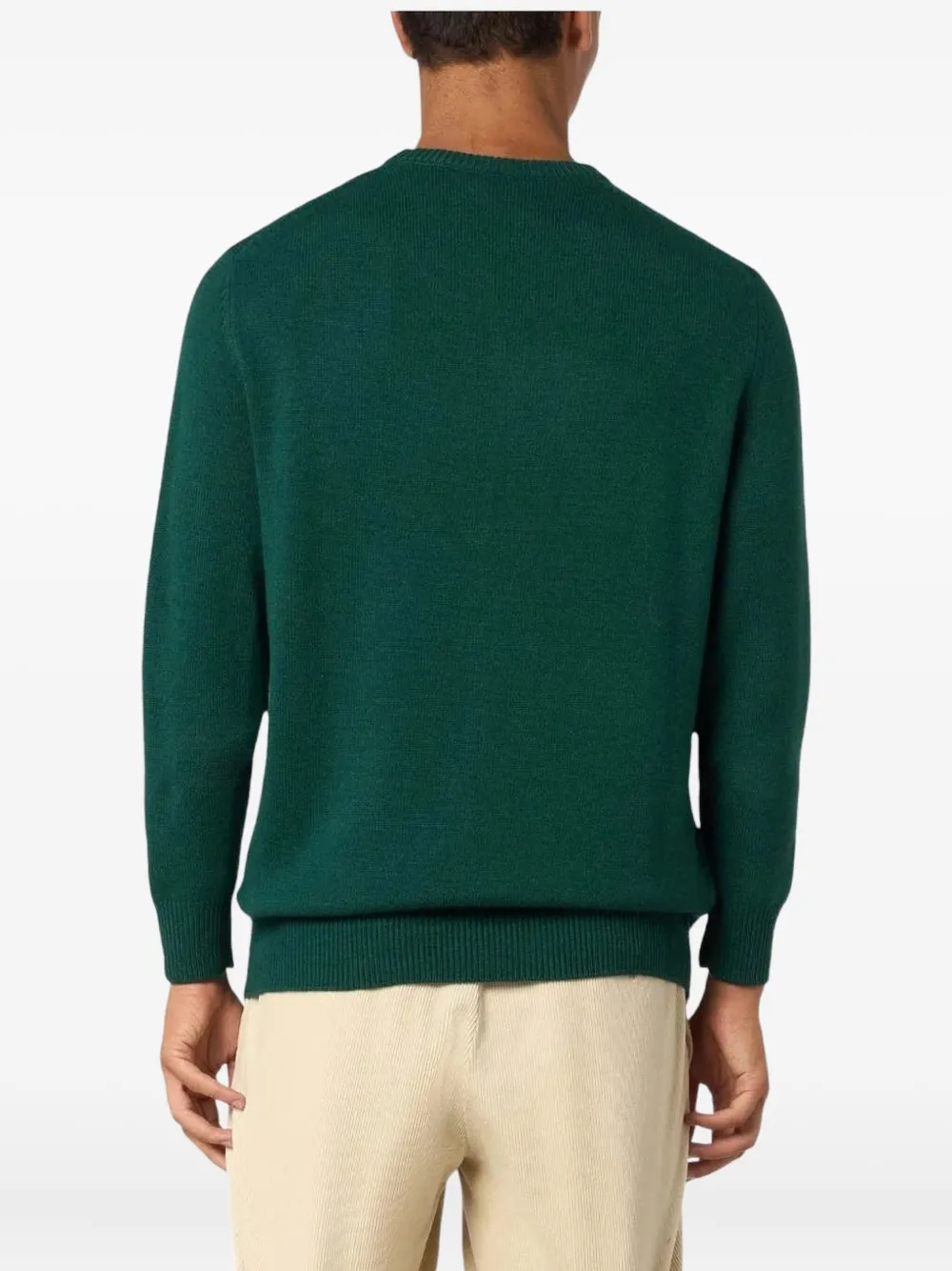 Mc2 Saint Barth Graphic Print Crew Neck Sweatshirt In Green