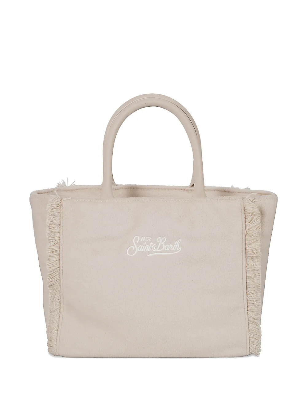 MC2 Saint Barth Kids Handtas met franje - Beige