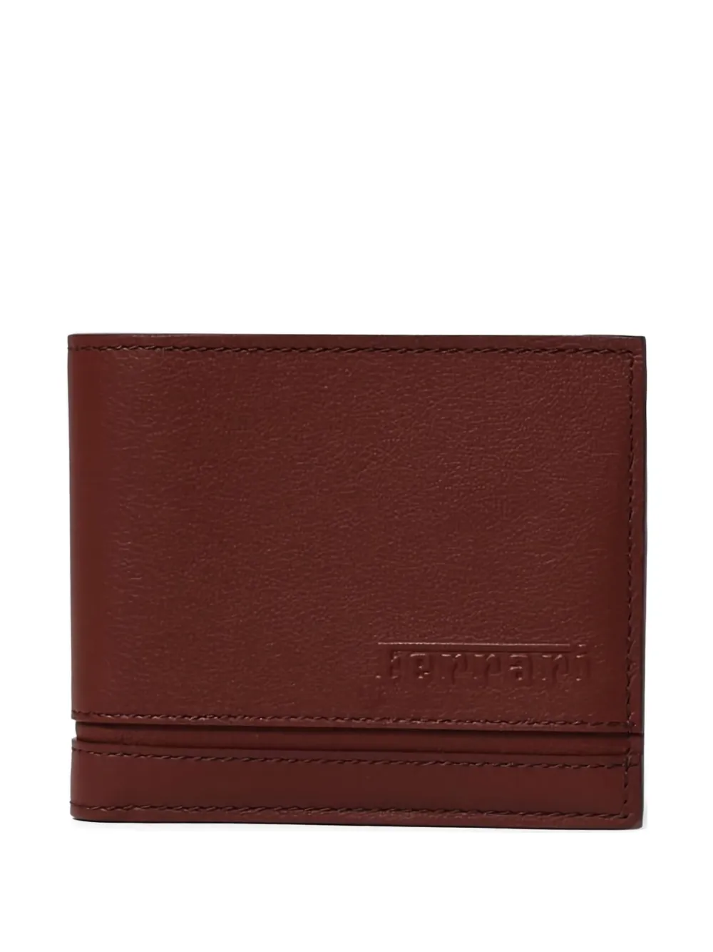Ferrari cartera con logo en relieve | marrón | Image 1