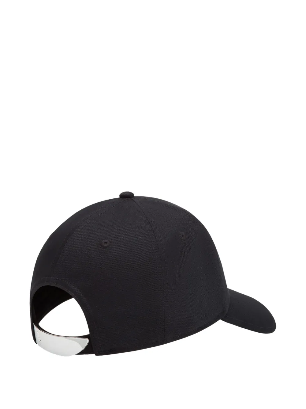 Ferrari logo-print baseball cap - Zwart