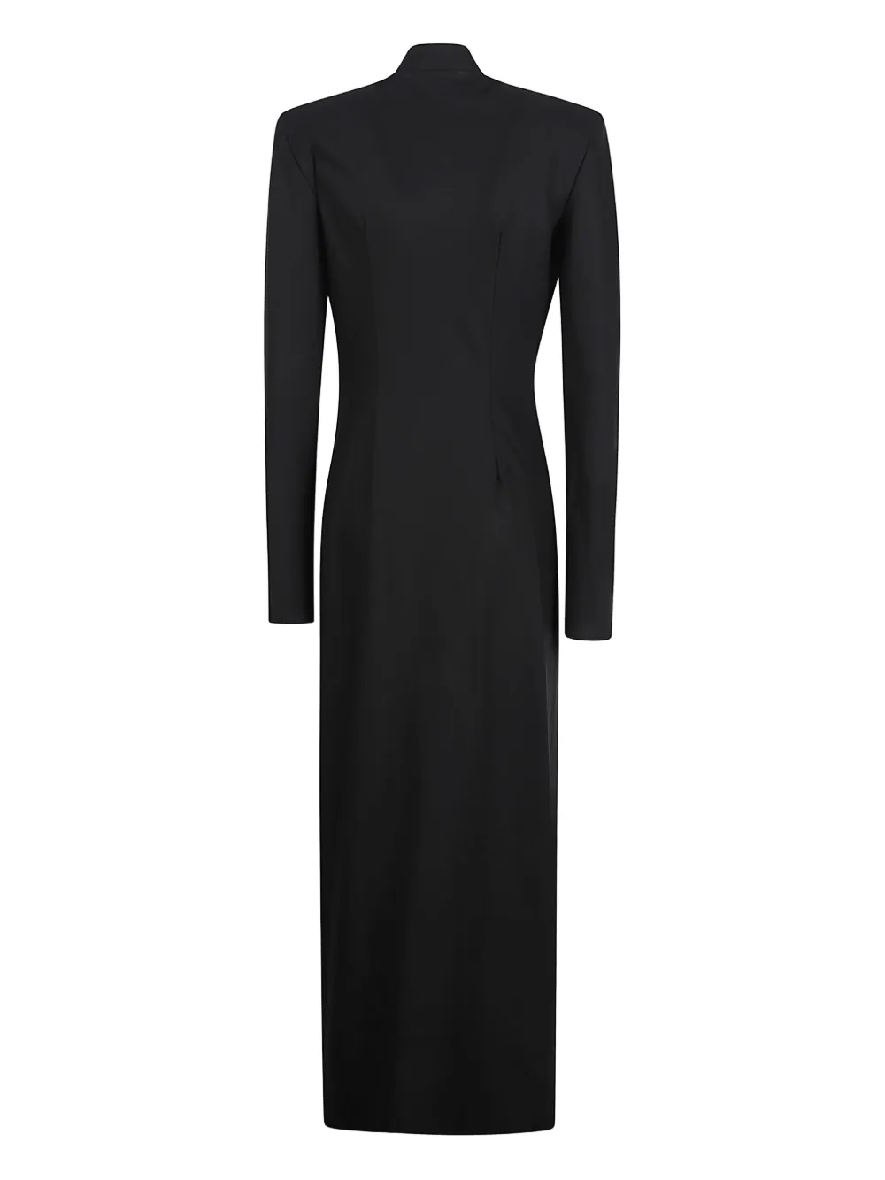 Les Filles d'Eva pocket button dress - Zwart