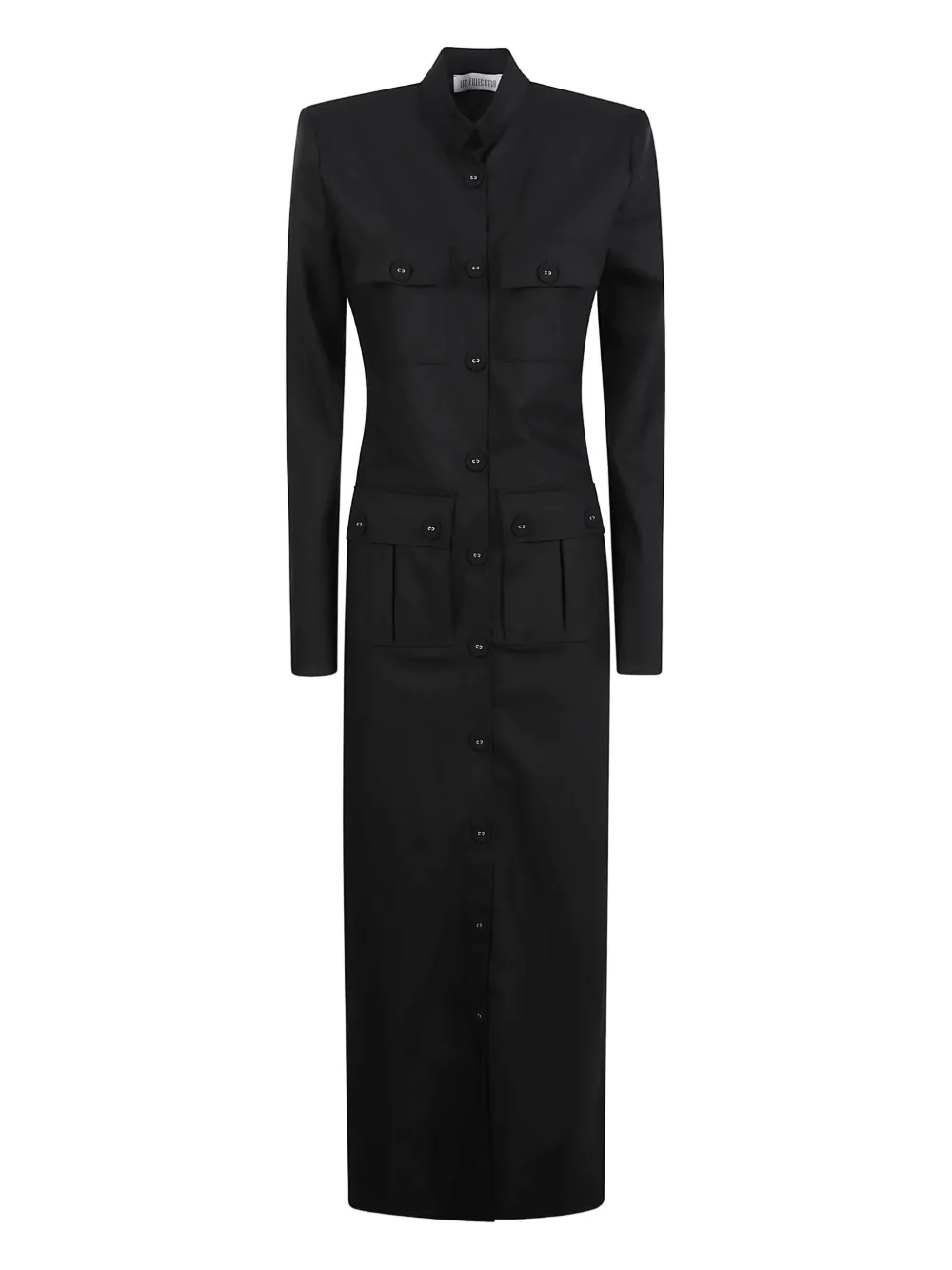Les Filles d'Eva pocket button dress - Nero