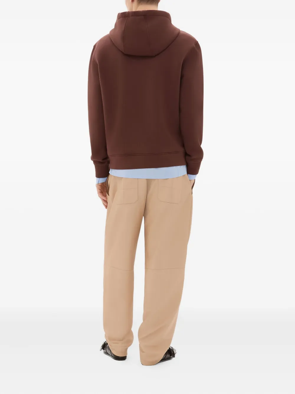 Ferrari Hoodie met buidel Bruin