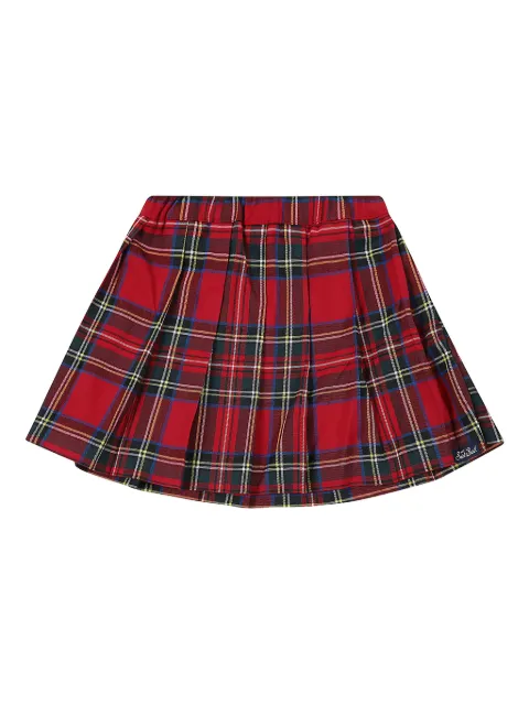 MC2 Saint Barth Kids tartan pleated skirt
