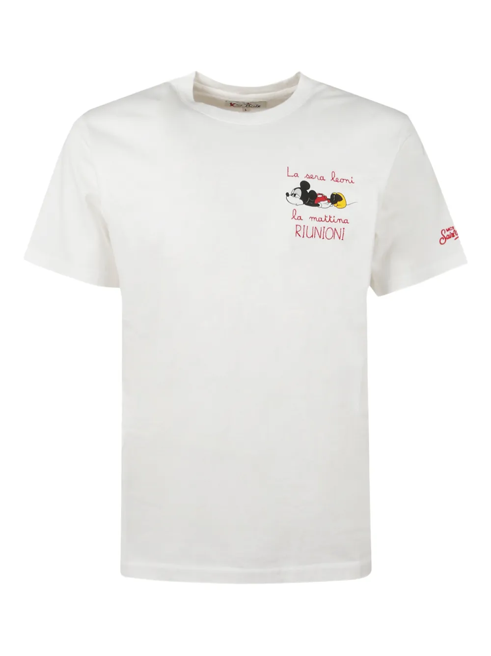 MC2 Saint Barth playera con estampado de Mickey Mouse en colaboración con  Disney | blanco | Image 1