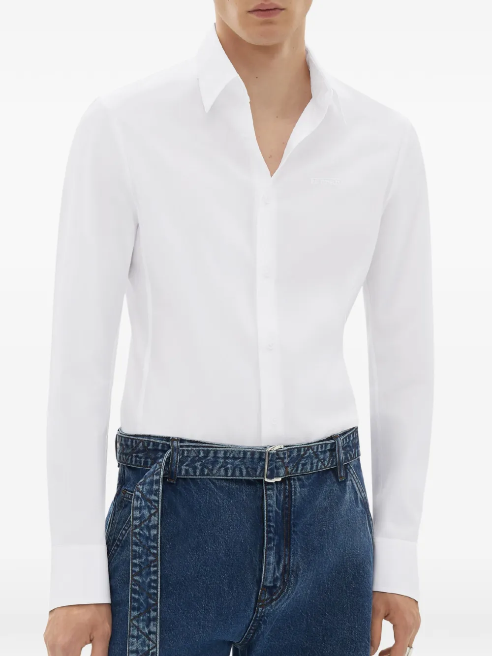 Ferrari Cotton Shirt In White