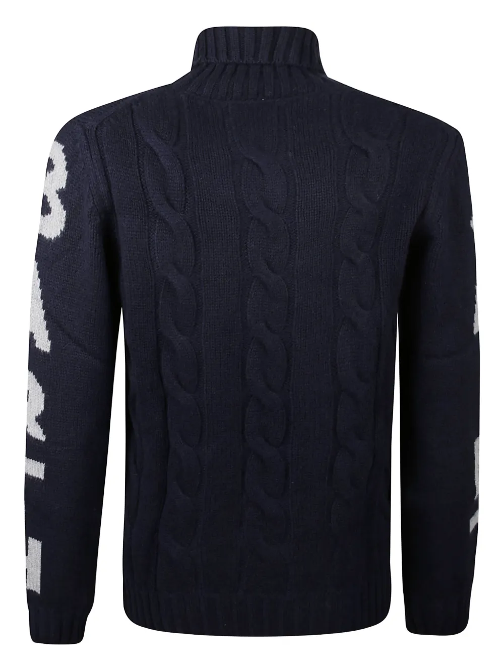 MC2 Saint Barth Kabelgebreide trui - Blauw