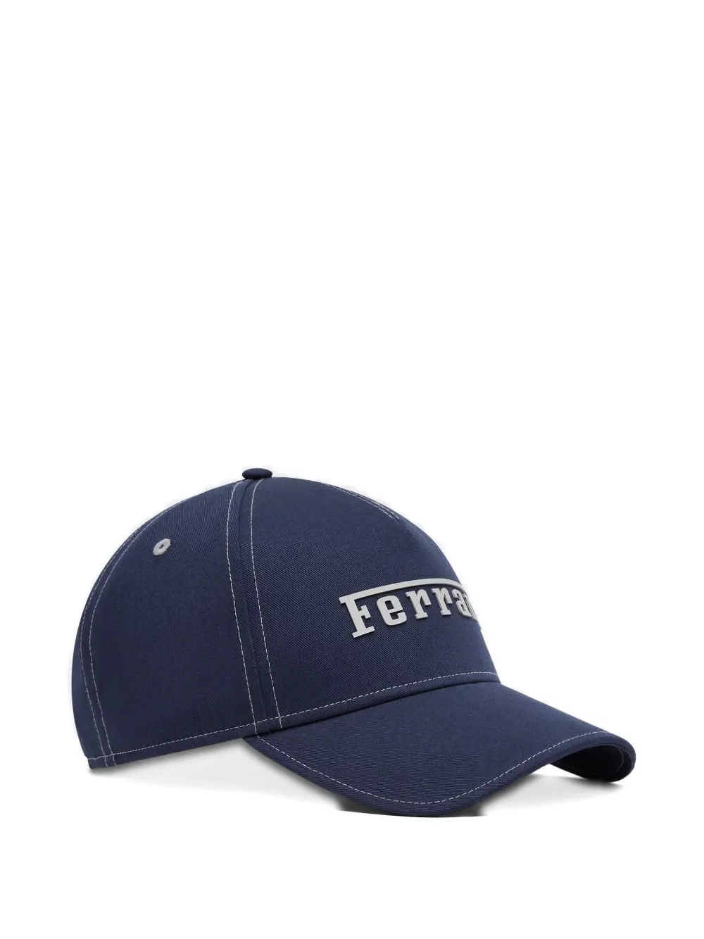Ferrari Logo-print Baseball Cap In Blue