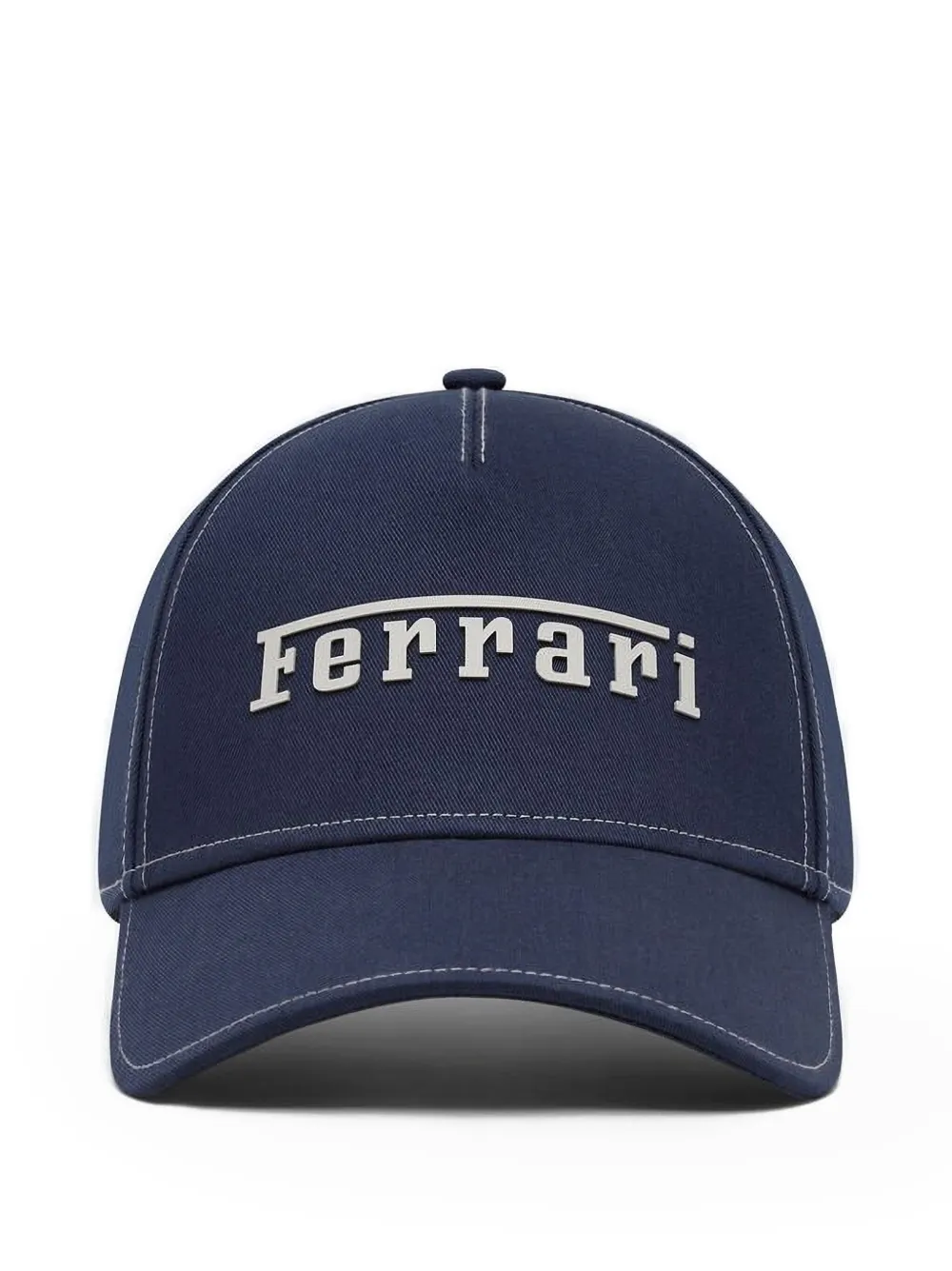 Ferrari Honkbalpet met logoprint Blauw