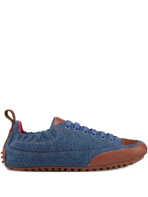 Ferrari denim leather sneakers