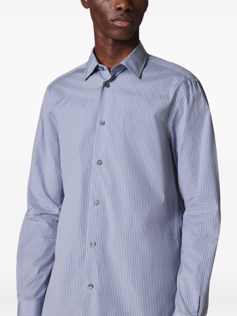 Paul Smith Gestreept overhemd Blauw