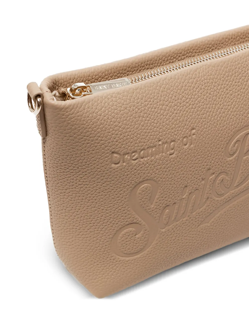 MC2 Saint Barth Aline crossbodytas met reliëf Beige