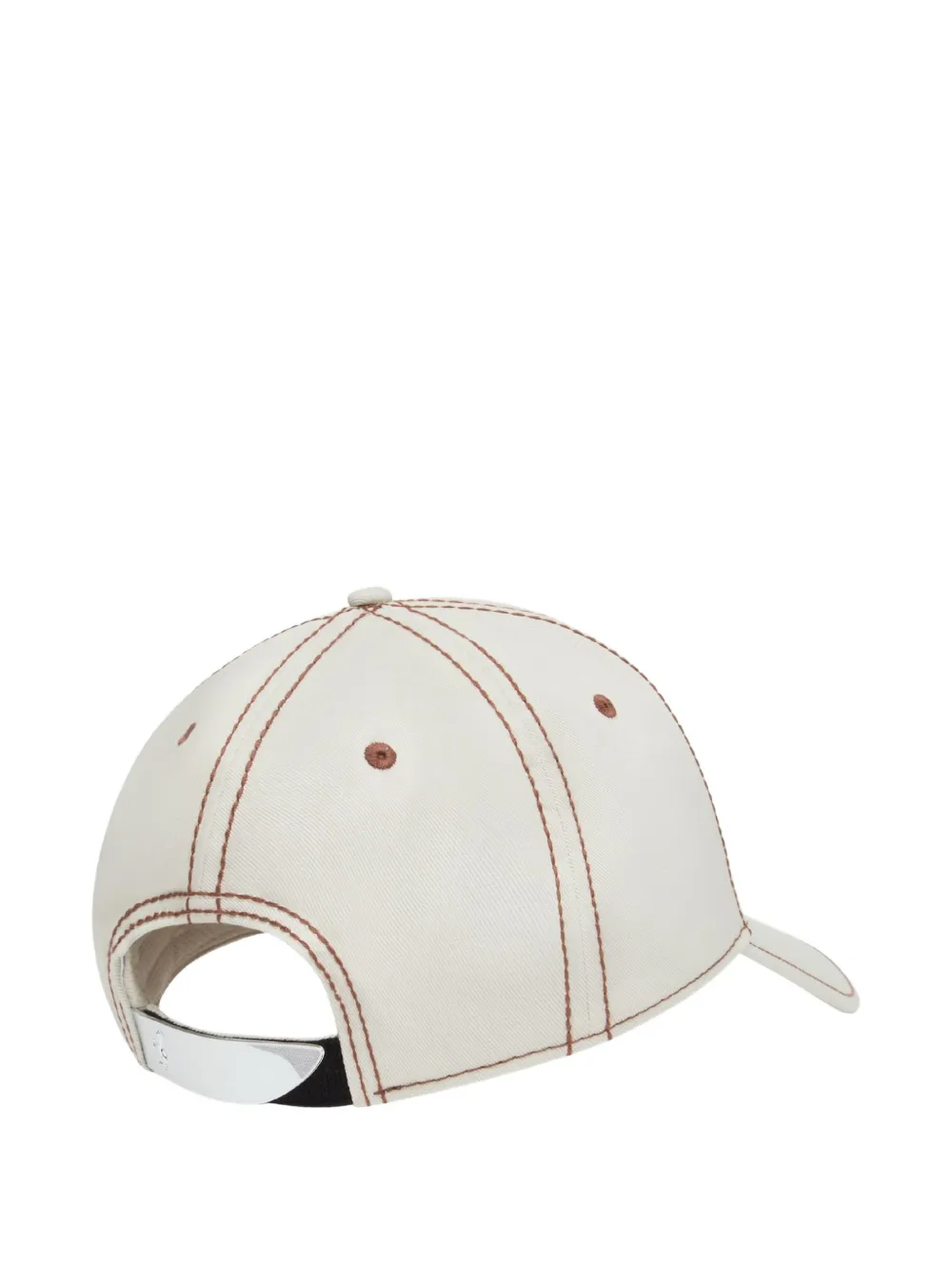 Ferrari embossed embroidery baseball cap - Beige