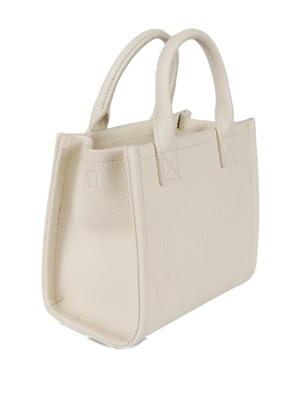 Mc2 Saint Barth Tote Bag With Structured Shape And Top Handles In Neutral