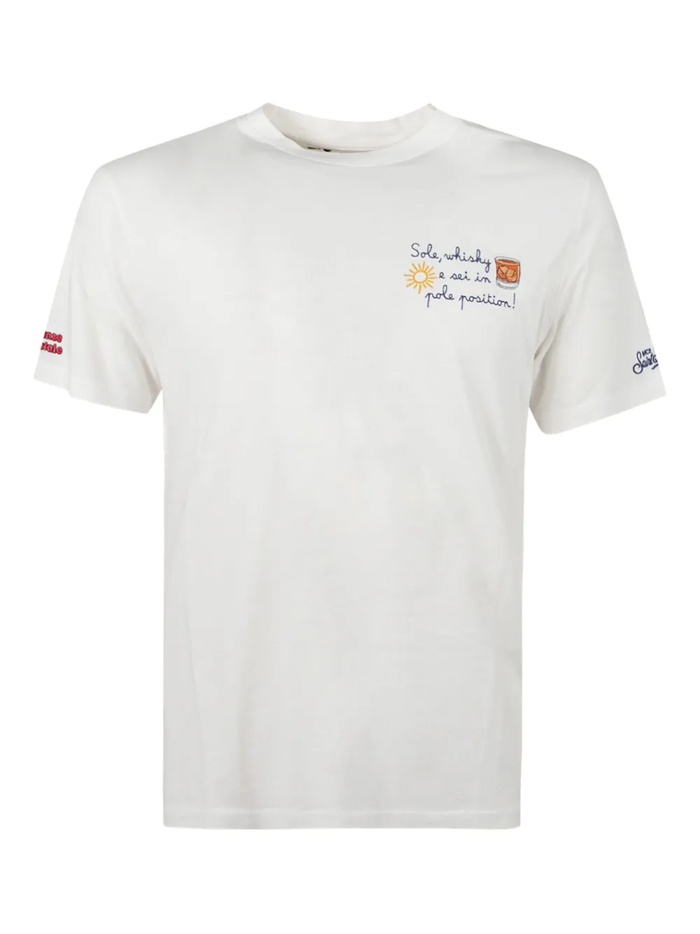 MC2 Saint Barth Arnott embroidered T-shirt | White | Image 1