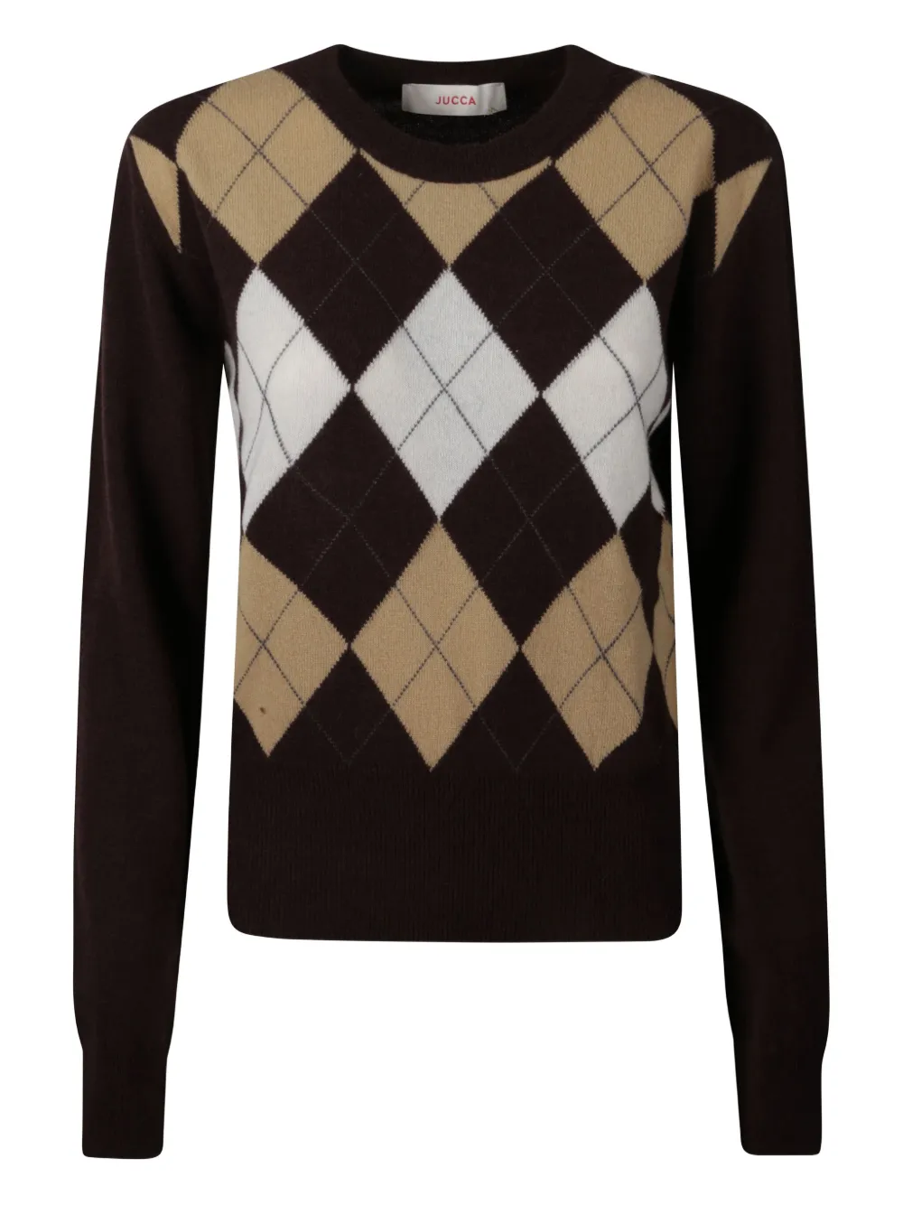 Jucca Diamond-pattern Sweater In Multi