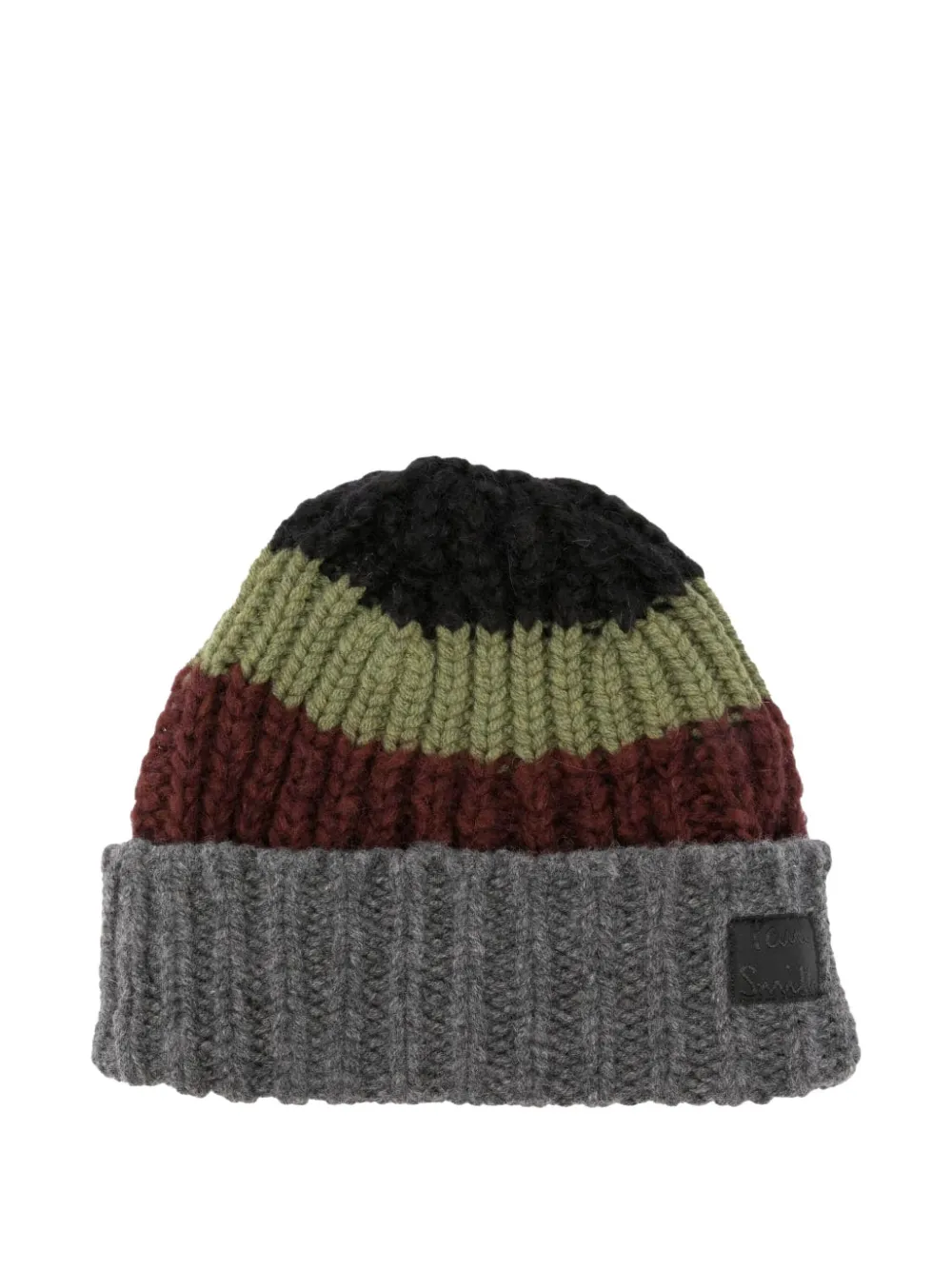 Paul Smith striped beanie | Grey | Image 1
