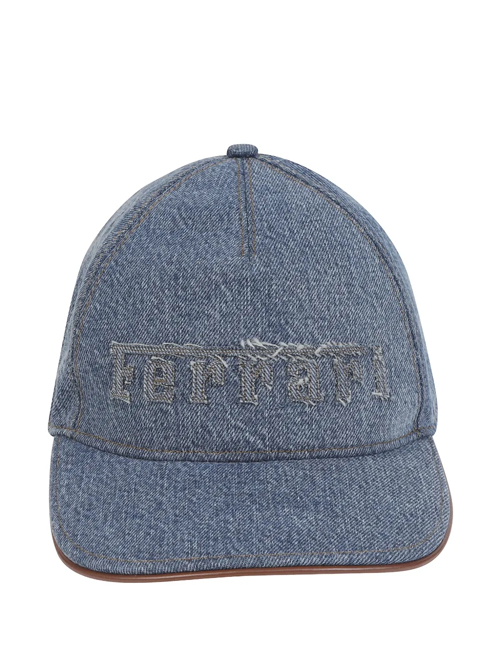 Ferrari denim baseball cap - Blu