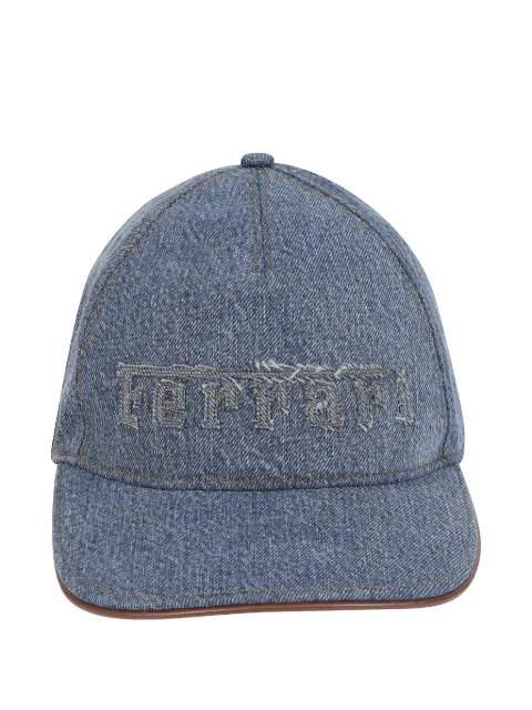 Ferrari denim baseball cap