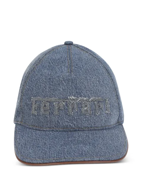 Ferrari denim baseball cap