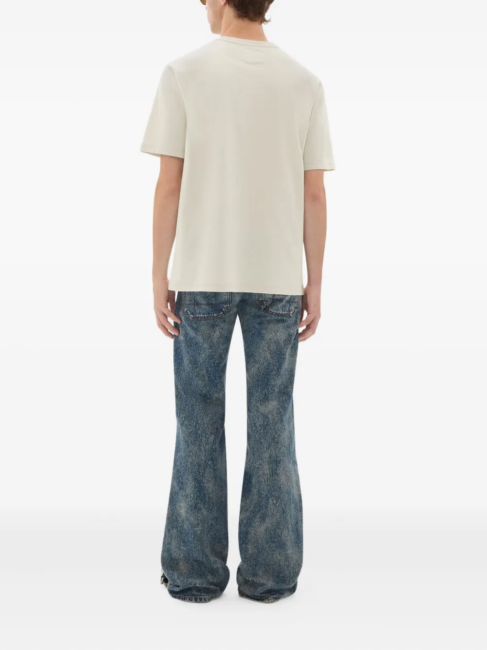 Ferrari Logo-print T-shirt In Neutral