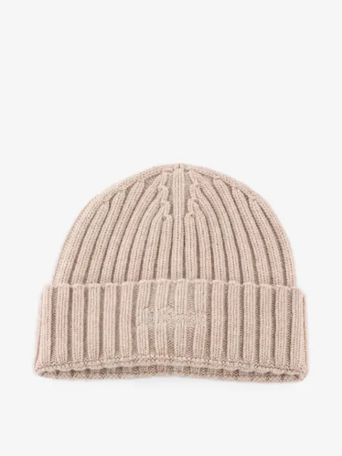 MC2 Saint Barth ribbed embroidered beanie