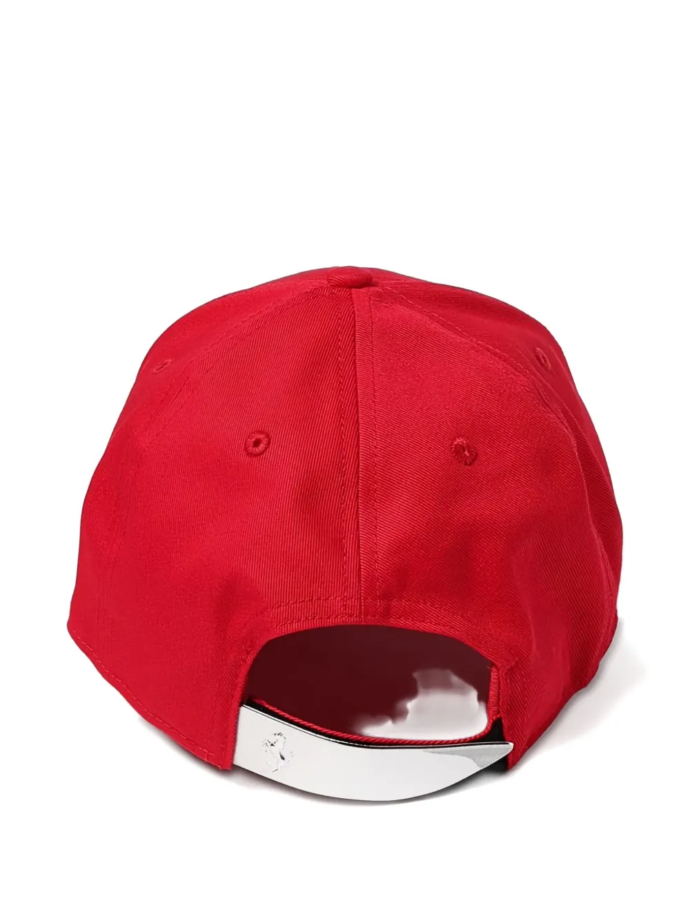 Ferrari Logo-embroidered Baseball Cap In Red