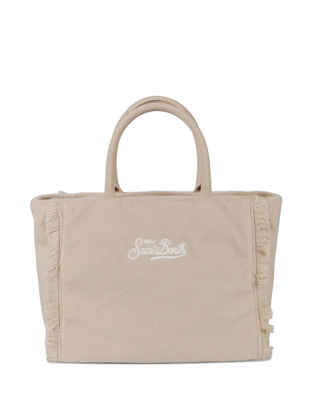 MC2 Saint Barth Colette tas met franje - Beige