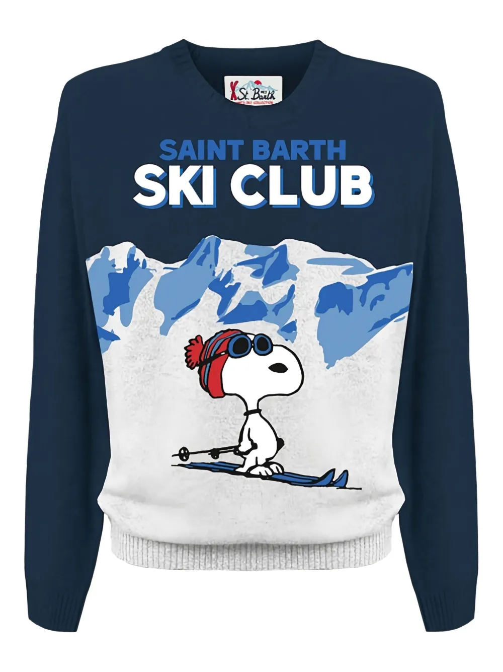 MC2 Saint Barth logo-print sweater | Blue | Image 1