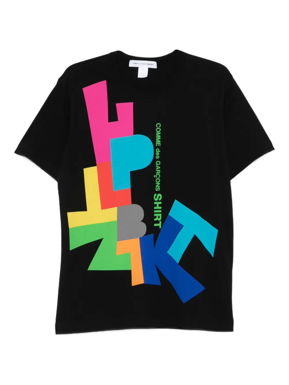 Comme Des Garçons Shirt graphic-print T-shirt | Black | Image 1