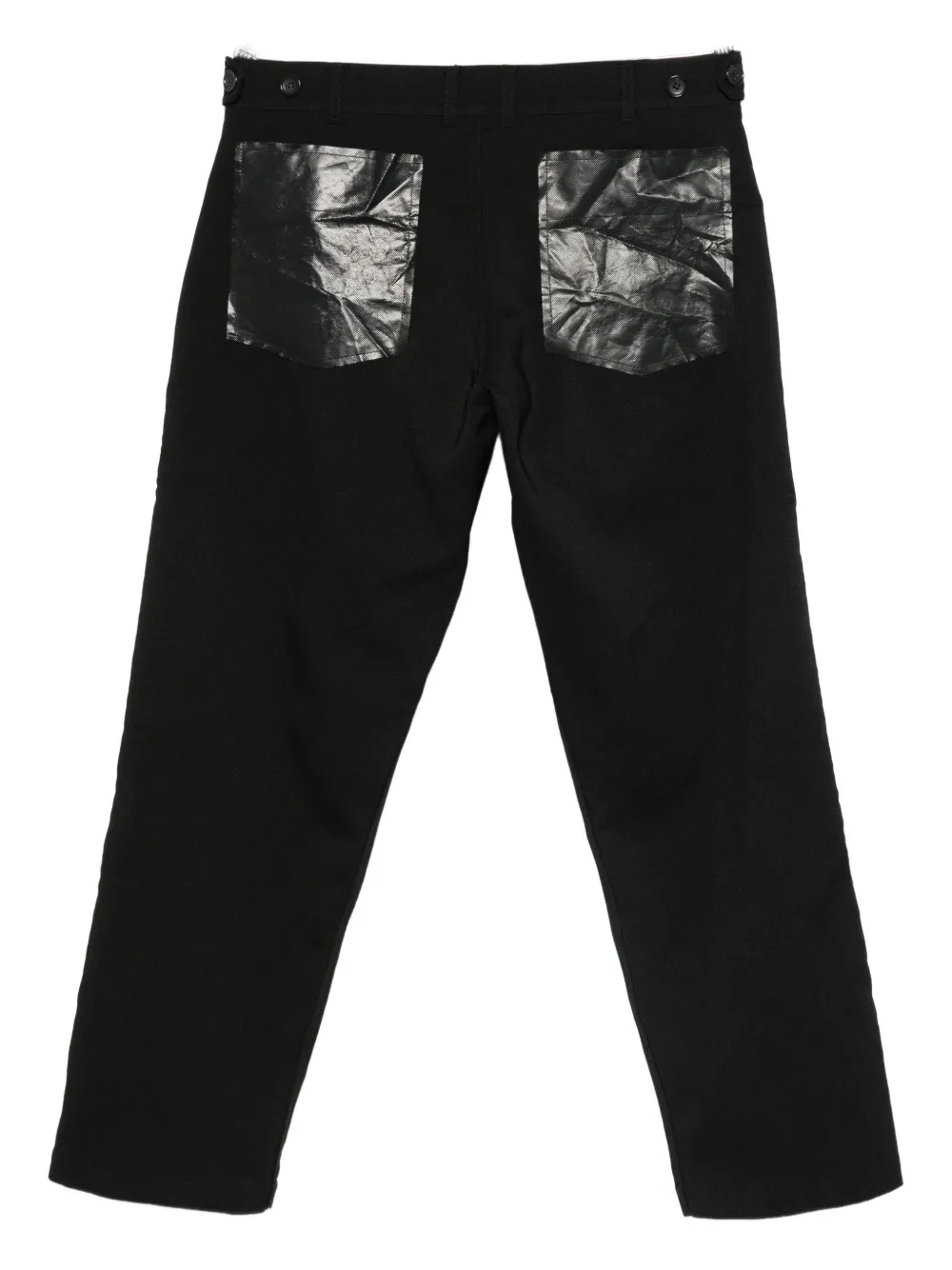 Comme Des Garçons Shirt button-fastening patch-pocket pants - Zwart