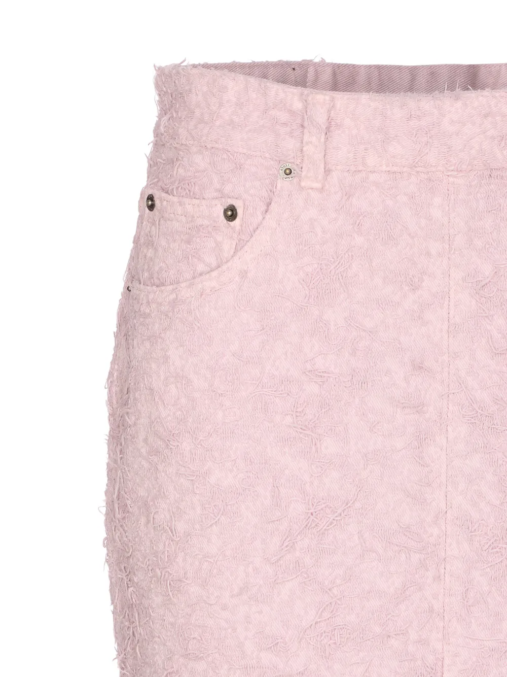 Haikure Midi Skirt With Pockets And Slit In Pink