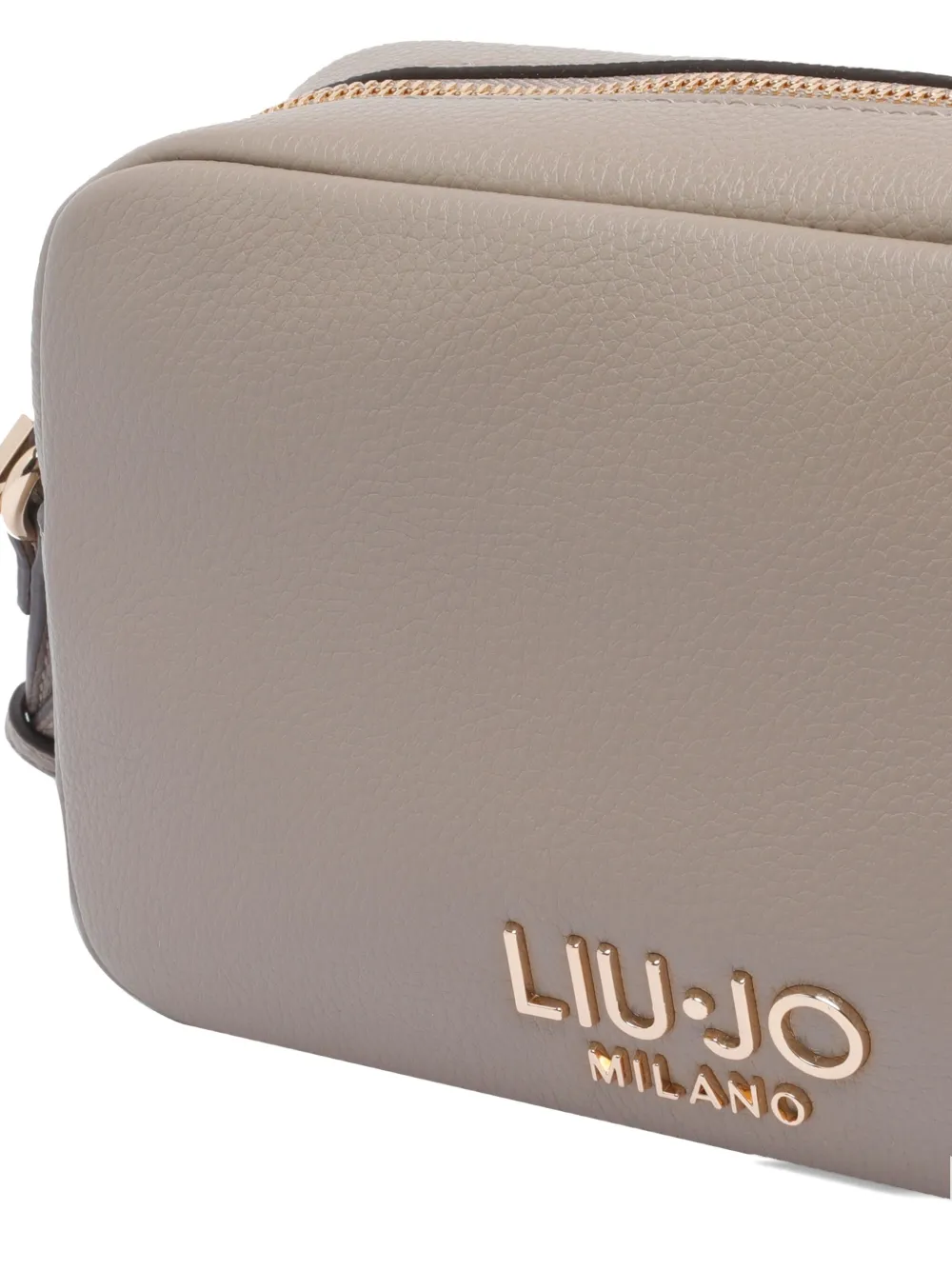 Liu •jo Logo-plaque Shoulder Bag In Neutral